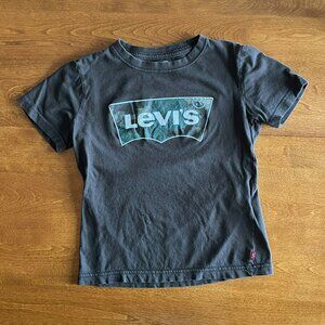 Levi's black camo logo T-shirt S 8
